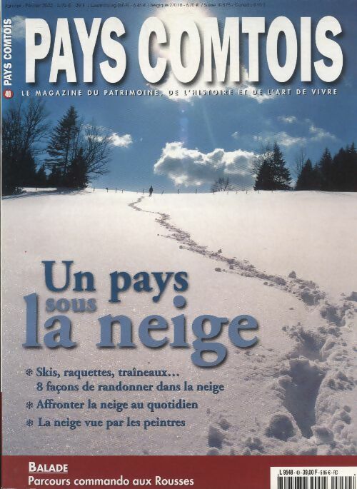 Livrenpoche : Pays Comtois n°40 : un pays sous la neige - Collectif - Livre
