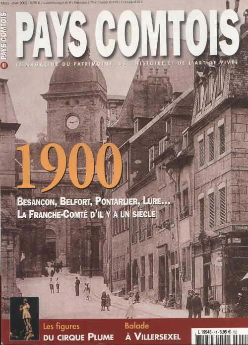 Livrenpoche : Pays Comtois n°41 : 1900 - Collectif - Livre