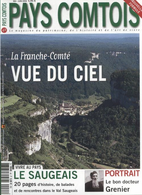 Livrenpoche : Pays Comtois n°42 : la Franche-Comté vue du ciel - Collectif - Livre