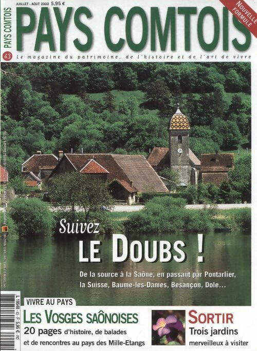Livrenpoche : Pays Comtois n°43 : suivez le Doubs ! - Collectif - Livre