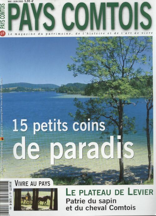 Livrenpoche : Pays Comtois n°48 : 15 petits coins de paradis - Collectif - Livre