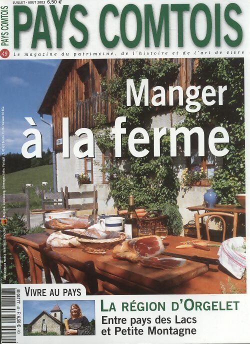 Livrenpoche : Pays Comtois n°49 : manger à la ferme - Collectif - Livre