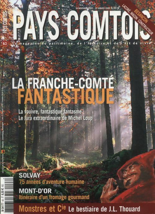 Livrenpoche : Pays Comtois n°63 : la Franche-Comté fantastique - Collectif - Livre