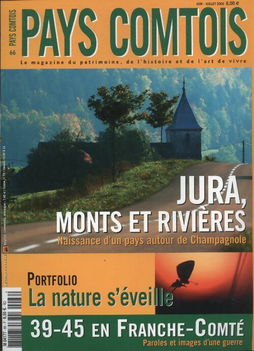 Livrenpoche : Pays Comtois n°66 : Jura, monts et rivières - Collectif - Livre