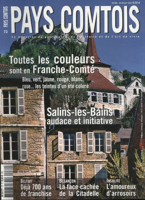 Livrenpoche : Pays Comtois n°72 : toutes les couleurs sont en Franche-Comté - Collectif - Livre