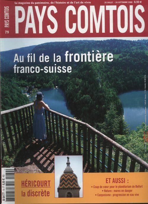 Livrenpoche : Pays Comtois n°79 : au fil de la frontière franco-suisse - Collectif - Livre