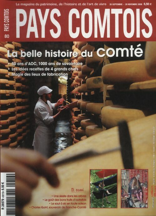 Livrenpoche : Pays Comtois n°80 : la belle histoire du Comté - Collectif - Livre