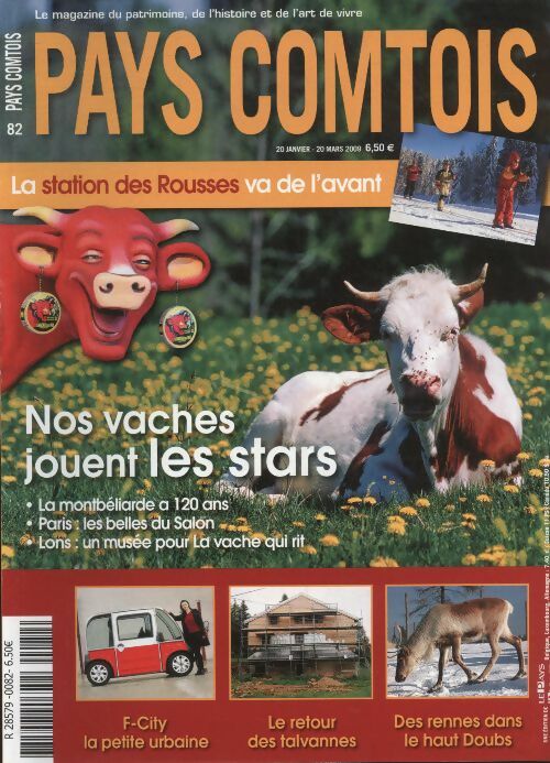Livrenpoche : Pays Comtois n°82 : nos vaches jouent les stars - Collectif - Livre