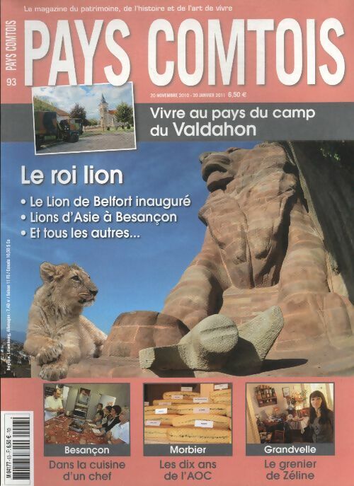 Livrenpoche : Pays Comtois n°93 : le roi lion - Collectif - Livre