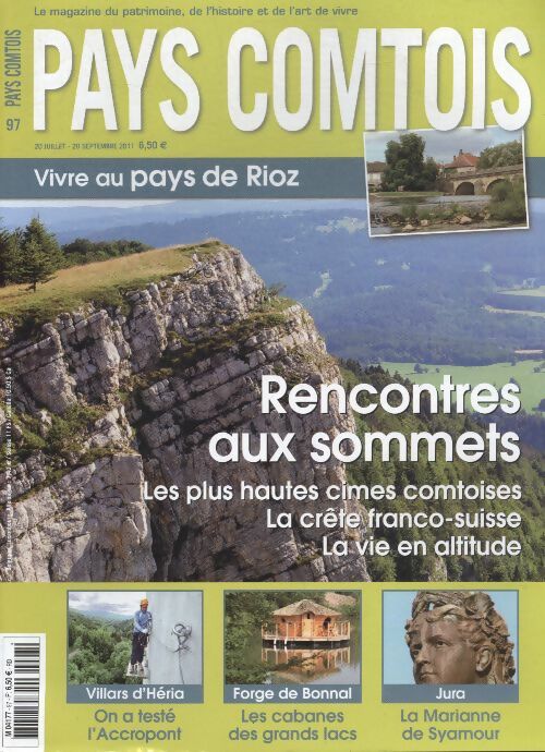 Livrenpoche : Pays Comtois n°97 : rencontres aux sommets - Collectif - Livre