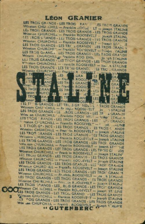 Livrenpoche : Staline Tome II - Léon Granier - Livre