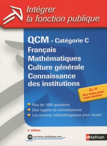 Livrenpoche : QCM franc/math/cg/conn inst n5 - Sylvie Grasser - Livre