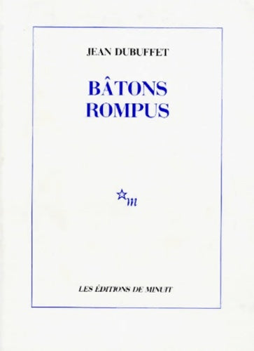 Livrenpoche : Bâtons rompus - Jean Dubuffet - Livre