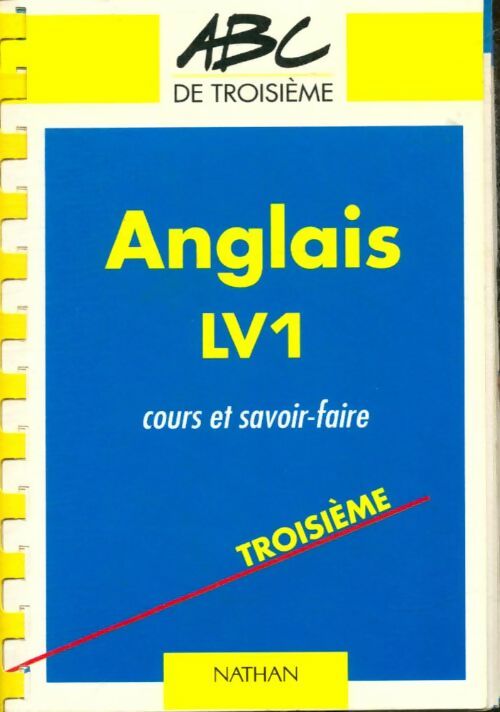 Livrenpoche : Anglais LV1 3e - Collectif - Livre