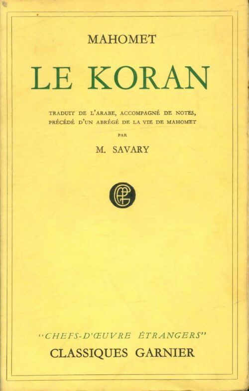 Livrenpoche : Le Koran - M. Savary - Livre
