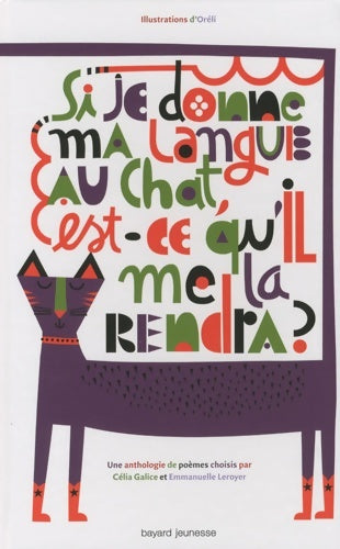 Livrenpoche : Si je donne ma langue au chat est-ce qu'il me la rend - Aurélie Henquin - Livre