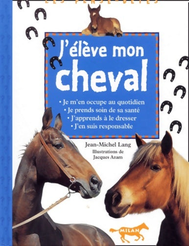 Livrenpoche : J'élève mon cheval - Jean-Michel Lang - Livre