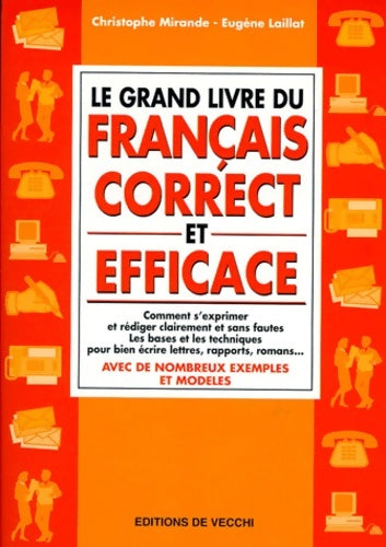 Livrenpoche : Le grand livre du français correct et efficace - Christophe Mirande - Livre