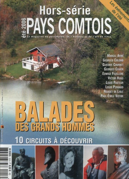 Livrenpoche : Pays Comtois HS  n°3 : balades des grands hommes - Collectif - Livre