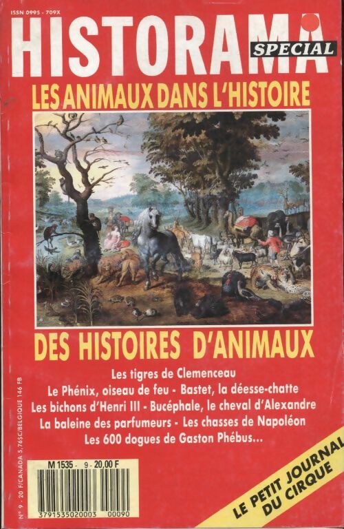 Livrenpoche : Historama spécial n°9 : les animaux dans l'histoire, des histoires d'animaux - Collectif - Livre