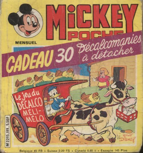 Mickey poche n°111 - Collectif -  Mickey poche - Livre