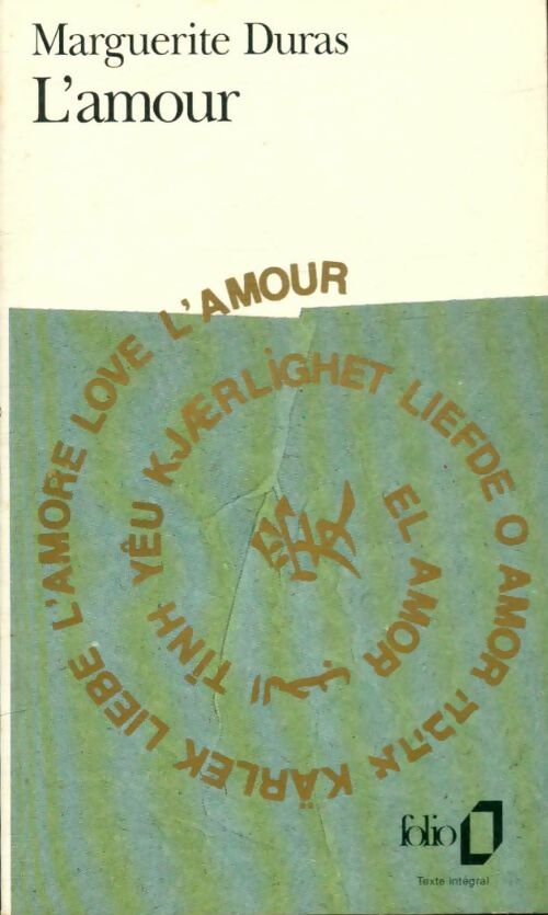 Livrenpoche : L'amour - Marguerite Duras - Livre