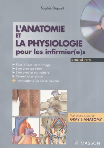 Livrenpoche : L'anatomie et la physiologie pour les infirmier(e)s : Avec cd-rom - Sophie Dupont - Livre