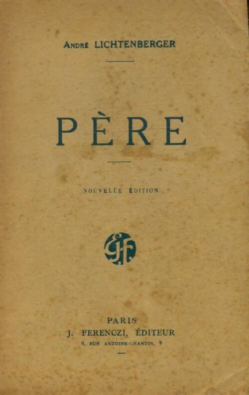 Livrenpoche : Père - André Lichtenberger - Livre