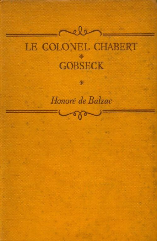 Livrenpoche : Le colonel Chabert / Gobseck - Honoré De Balzac - Livre