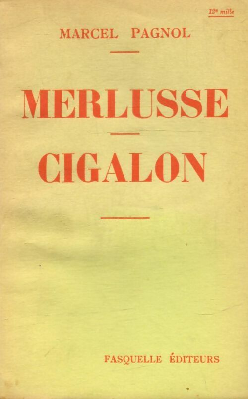 Livrenpoche : Merlusse / Cigalon - Marcel Pagnol - Livre
