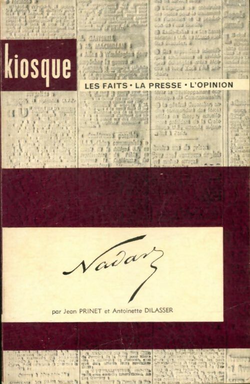 Livrenpoche : Nadar - Jean Prinet - Livre