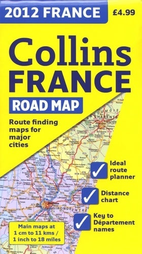Livrenpoche : Collins 2012 road map France - Collectif - Livre