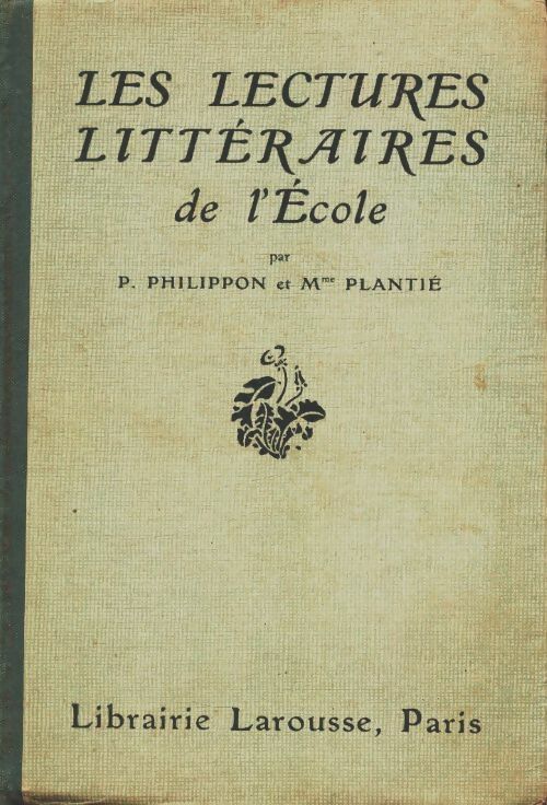 Livrenpoche : Les lectures littéraires de l'école - P Philippon - Livre