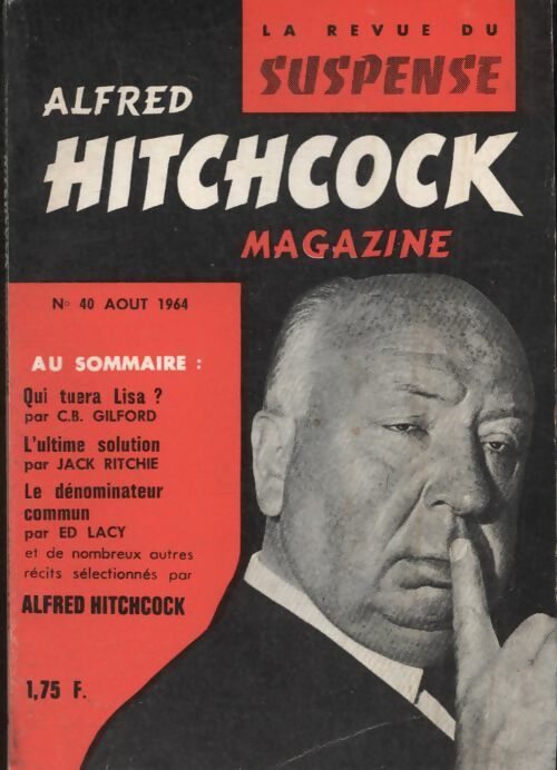 Livrenpoche : Hitchcock magazine n°40 - Collectif - Livre