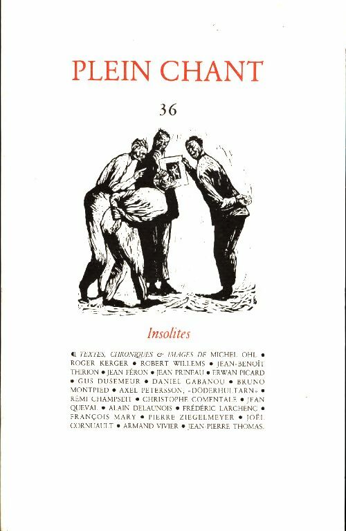 Livrenpoche : Plein chant n°36 : Insolites - Collectif - Livre
