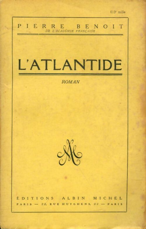 Livrenpoche : L'Atlantide - Pierre Benoit - Livre