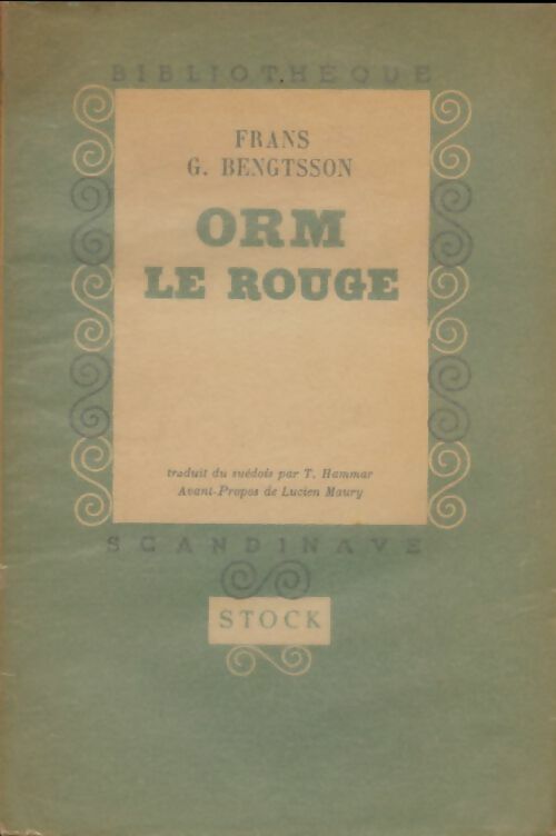 Livrenpoche : Orm le rouge - Frans G. Bengtsson - Livre