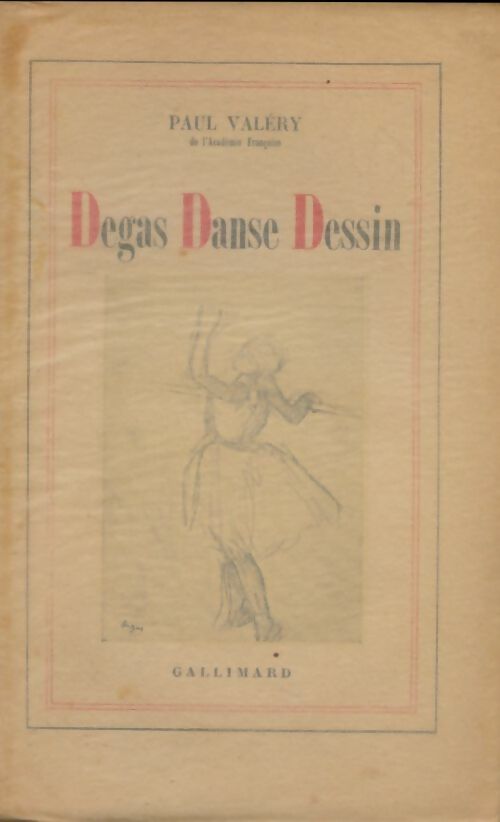 Degas Danse Dessin - Paul Valéry - Livre