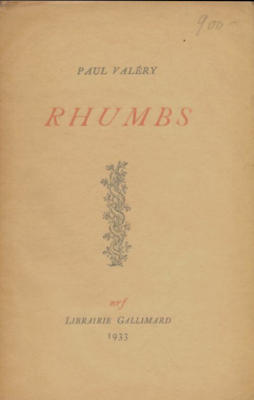 Livrenpoche : Rhumbs - Paul Valéry - Livre