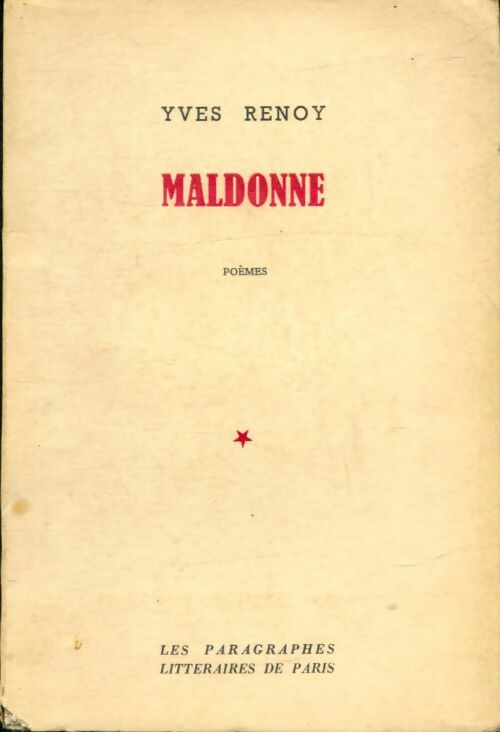 Livrenpoche : Maldonne - Yves Renoy - Livre