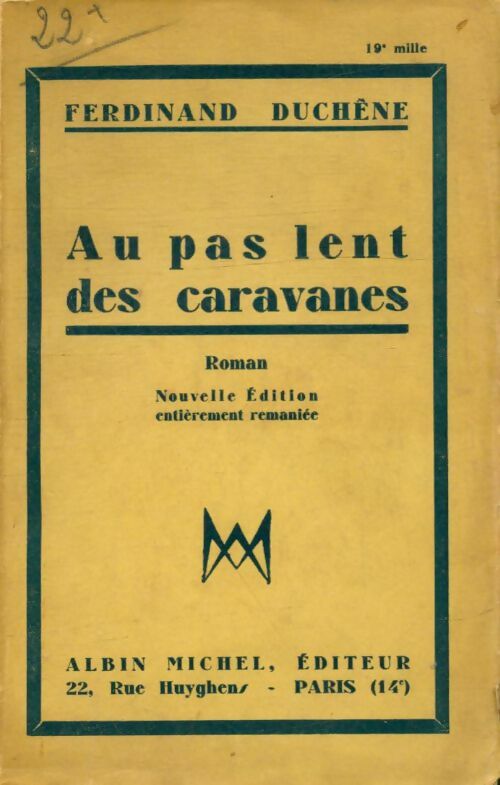 Livrenpoche : Au pas lent des caravanes - Ferdinand Duchêne - Livre