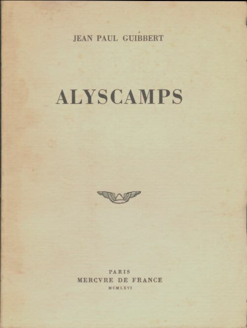 Livrenpoche : Alyscamps - Jean-Paul Guibbert - Livre