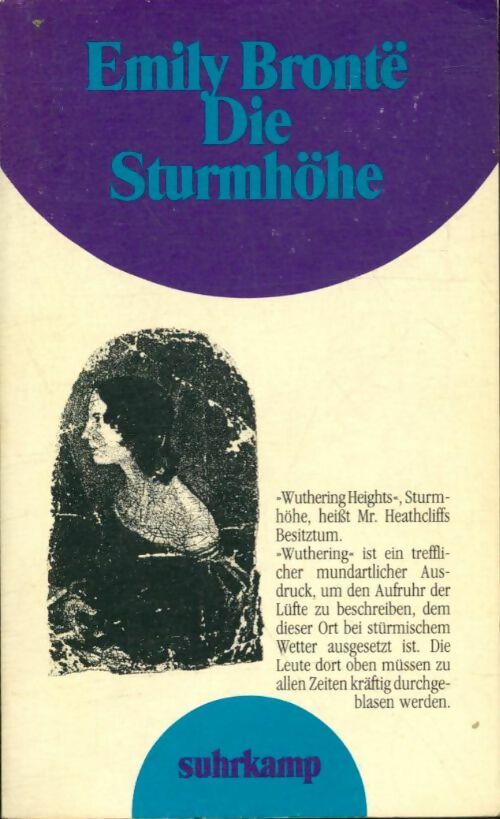 Livrenpoche : Die Sturmhöhe - Emily Brontë - Livre