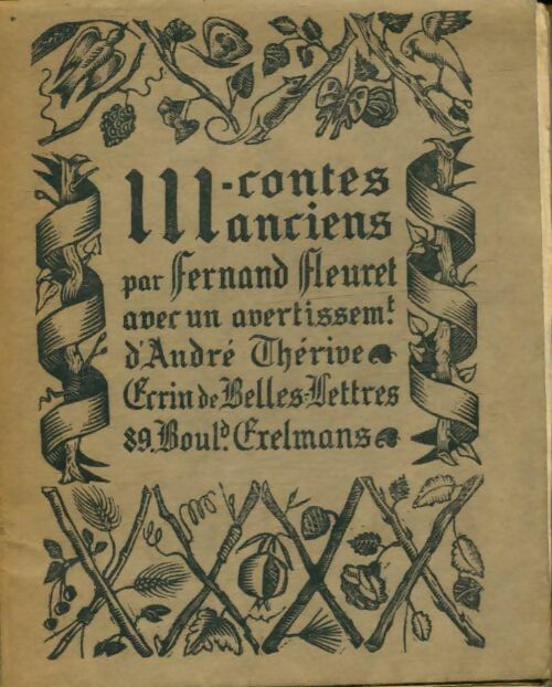 Livrenpoche : Trois  contes anciens - Fernand Fleuret - Livre
