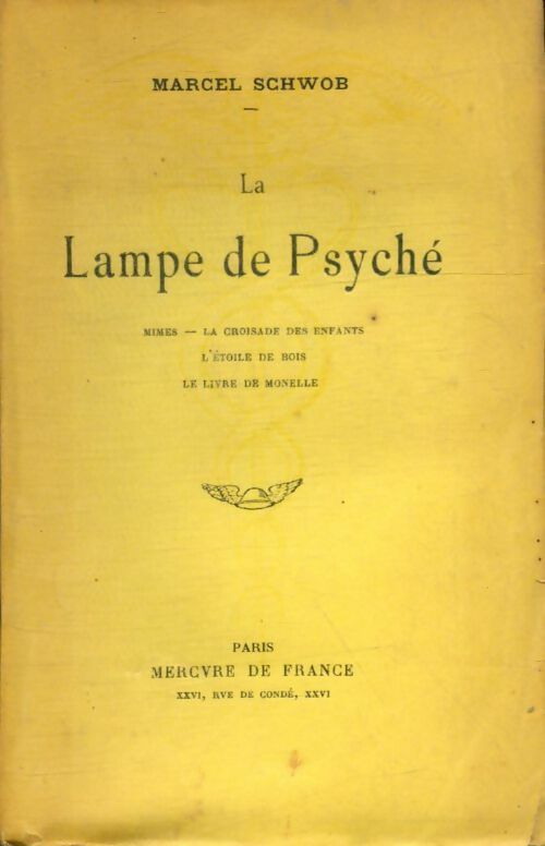 Livrenpoche : Lampe de Psyché - Marcel Schwob - Livre