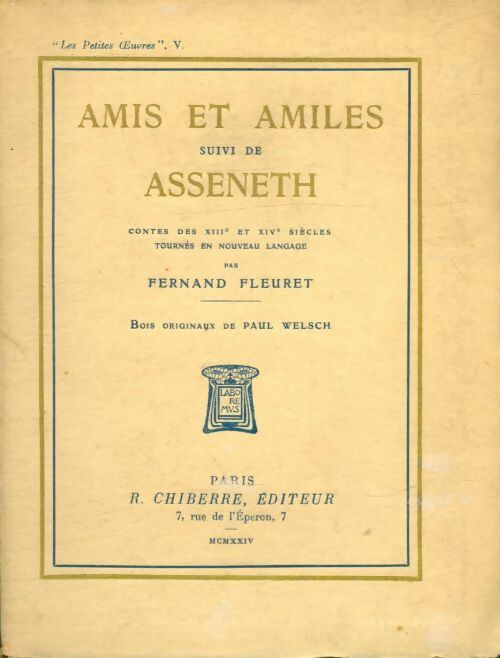 Livrenpoche : Amis et amiles / Asseneth - Fernand Fleuret - Livre