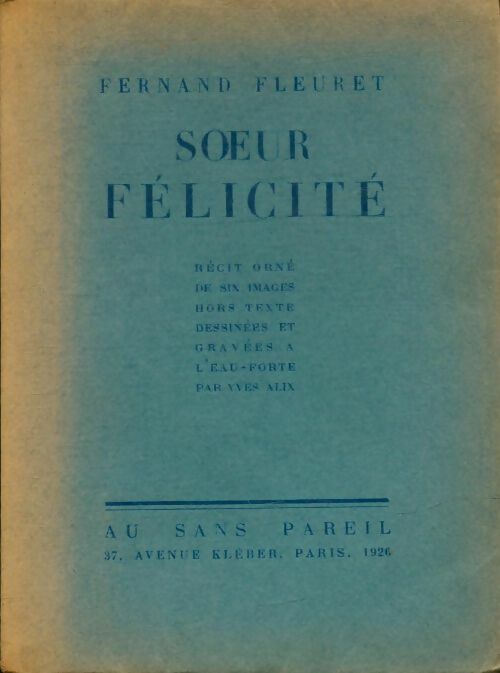 Livrenpoche : Soeur Félicité - Fernand Fleuret - Livre