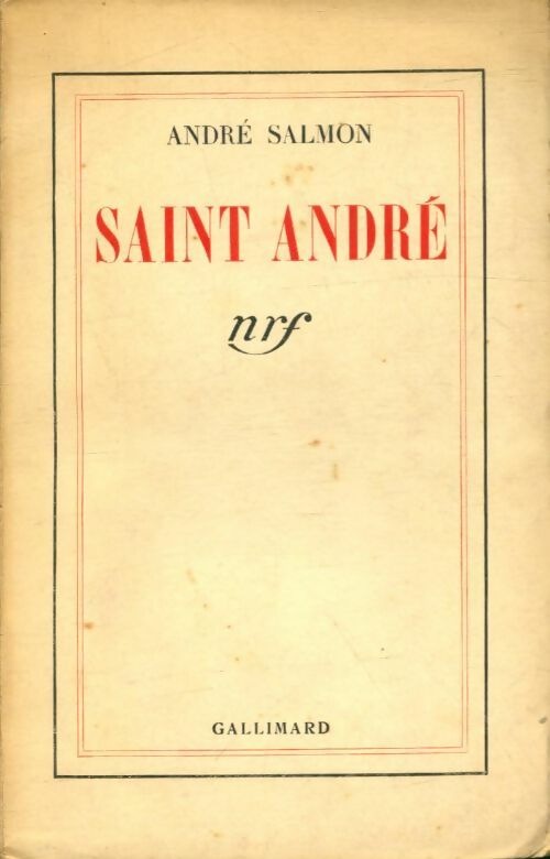 Livrenpoche : Saint-André - André Salmon - Livre