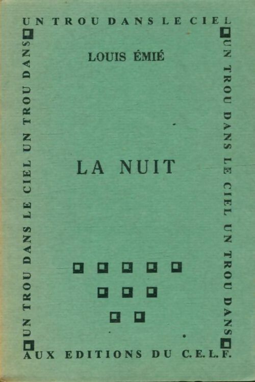 Livrenpoche : La nuit - Louis Emié - Livre