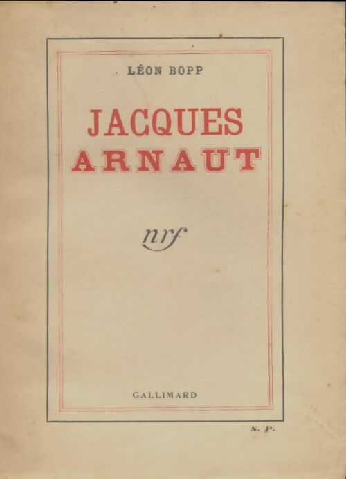 Livrenpoche : Jacques Arnaut - Leon Bopp - Livre